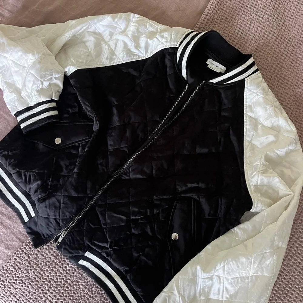 Satin Bomber Jacket - Picture 2 of 4
